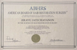 American Board of Hair Restoration Surgery — Certificate